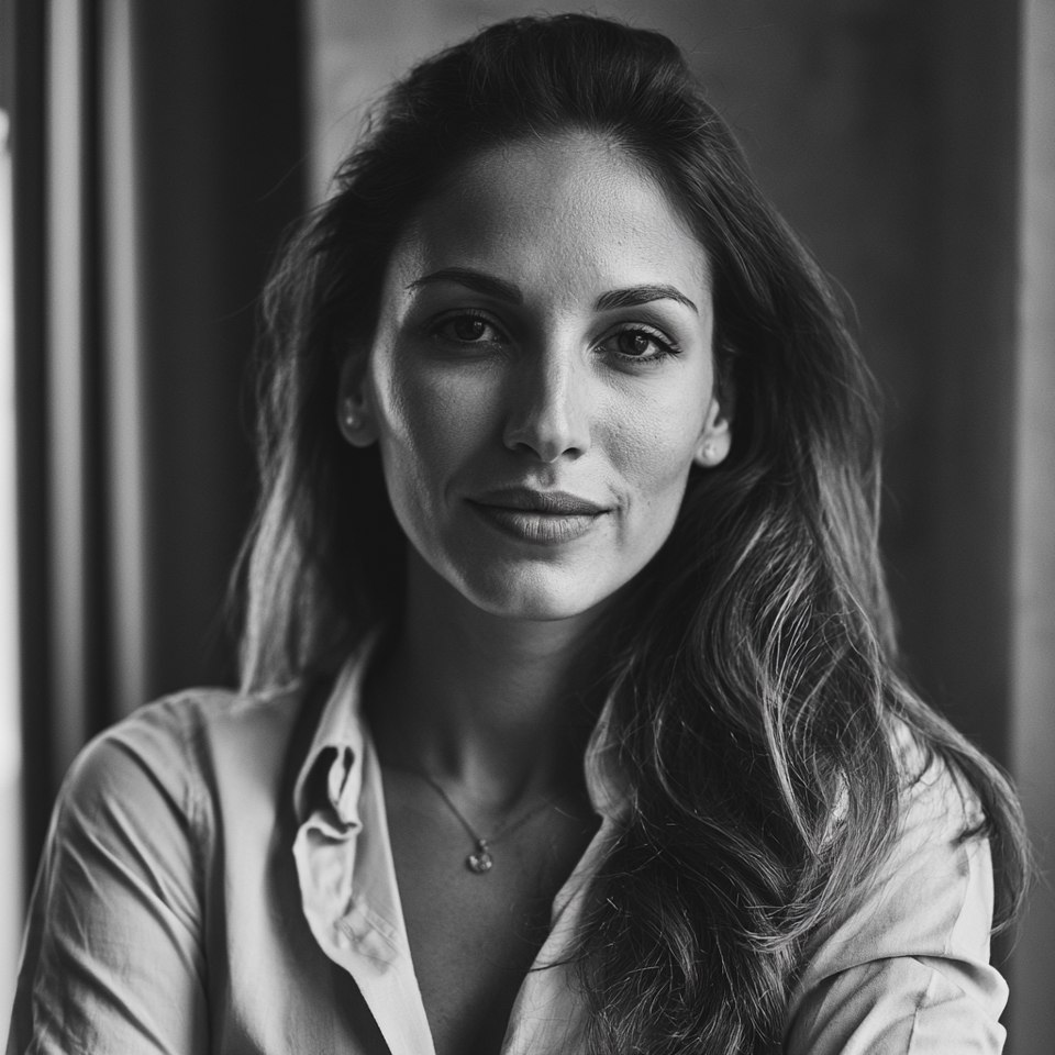 Portret de branding feminin, lumină de fereastră — Demeter Studios